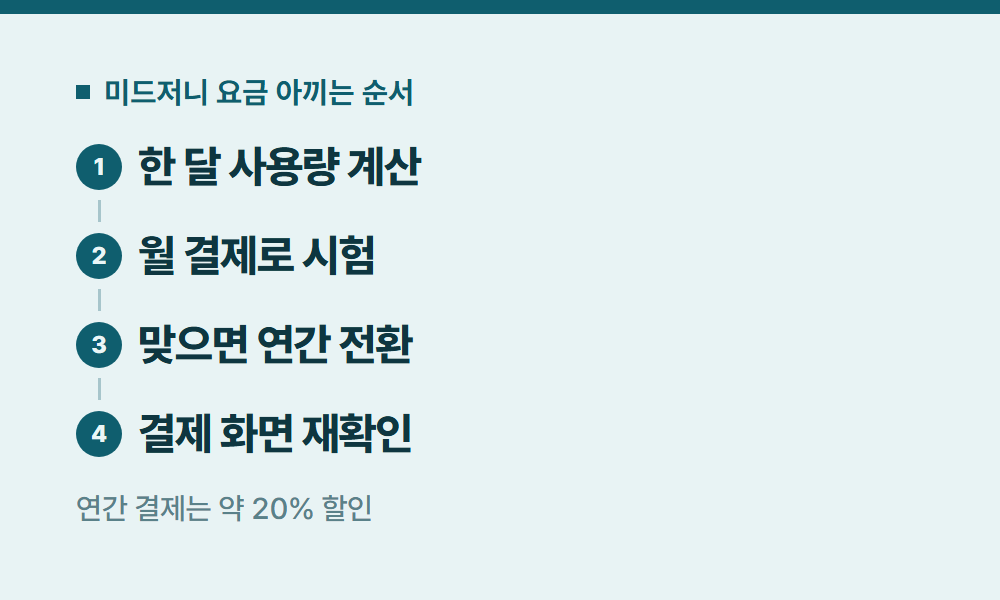 미드저니가격 미드저니 요금 아끼는 순서