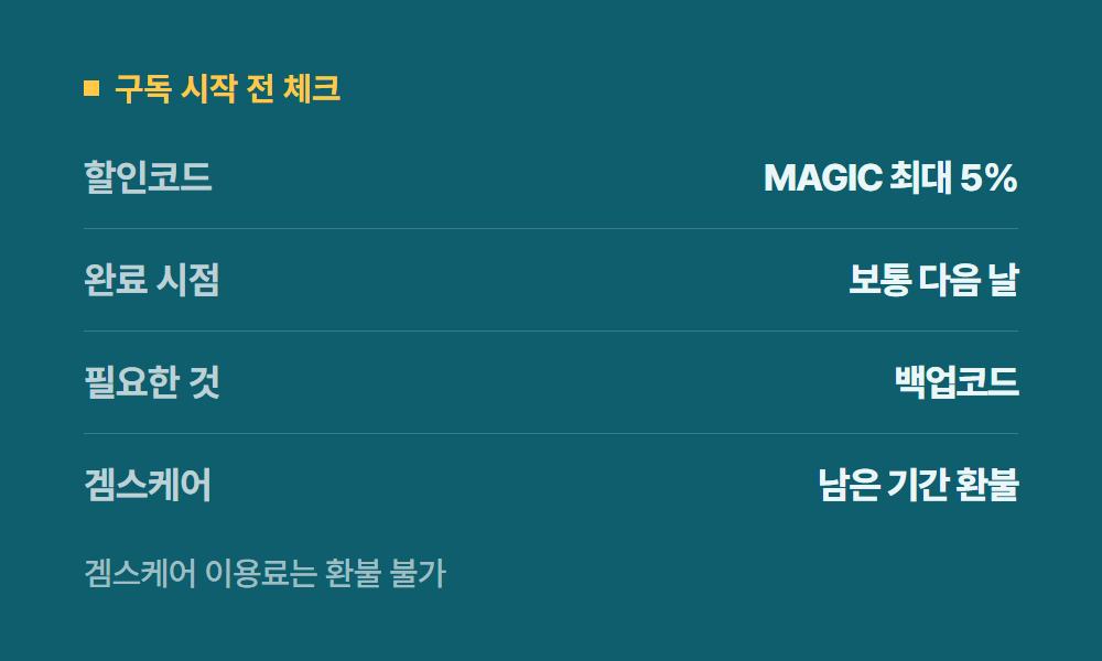 유튜브구독 구독 시작 전 체크
