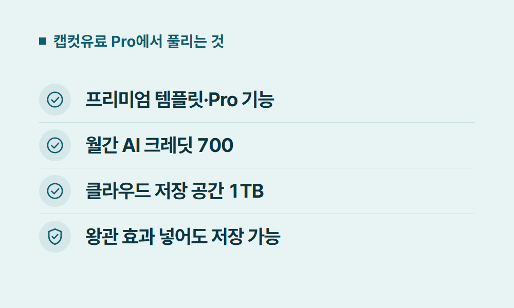 캡컷유료 캡컷유료 Pro에서 풀리는 것