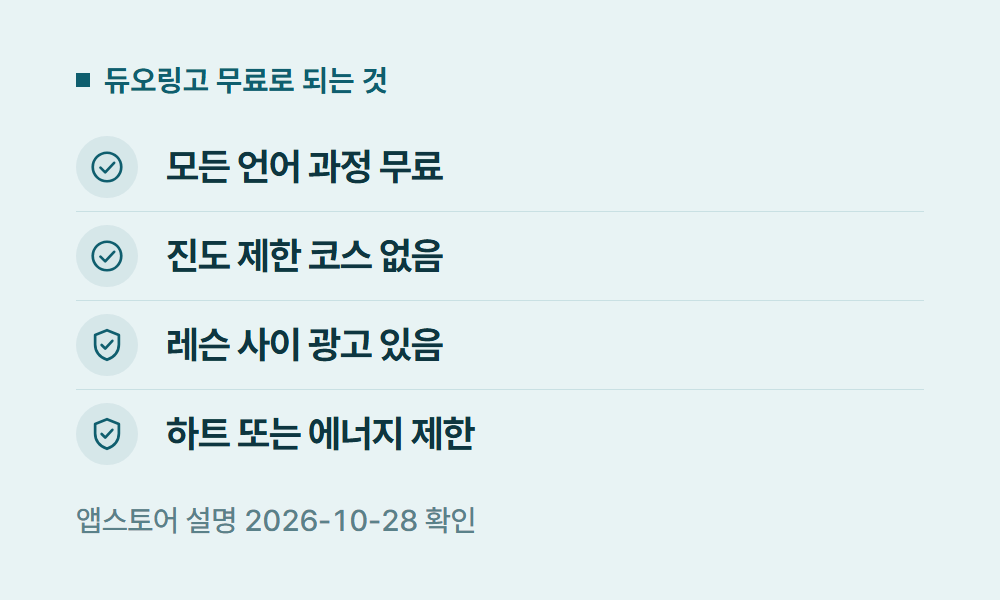 듀오링고무료 듀오링고 무료로 되는 것