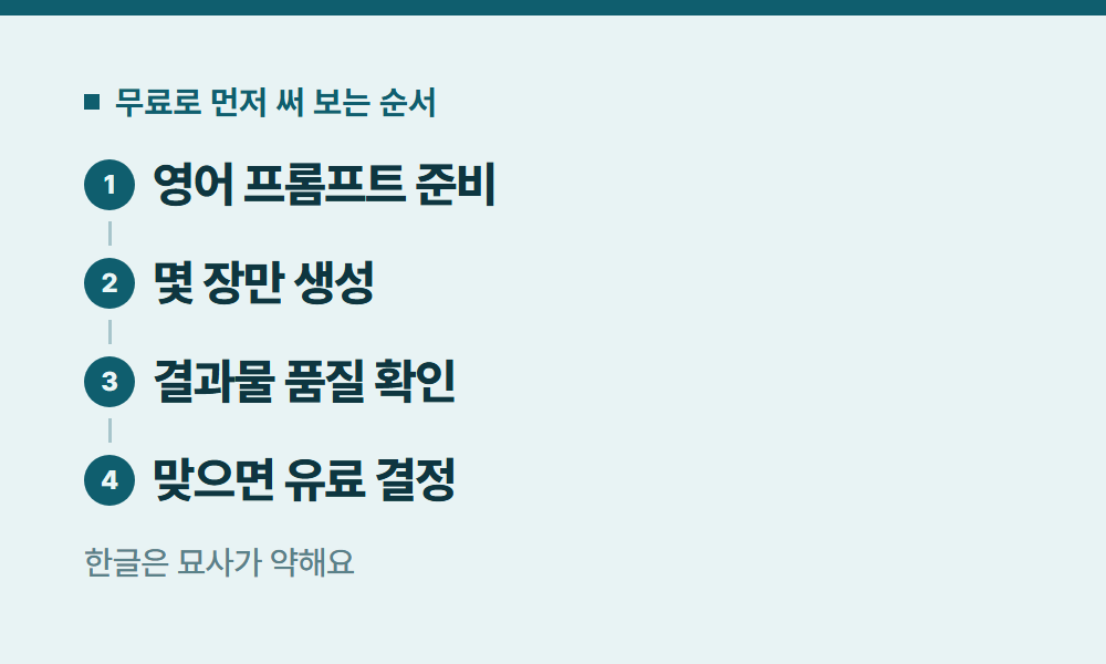 미드저니무료 무료로 먼저 써 보는 순서