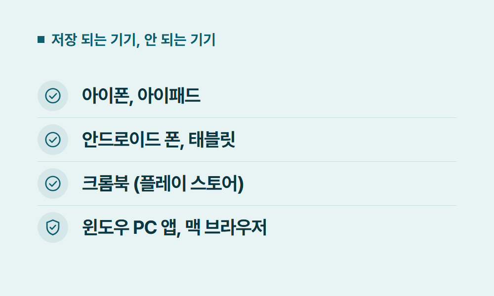 넷플릭스다운로드 저장 되는 기기, 안 되는 기기