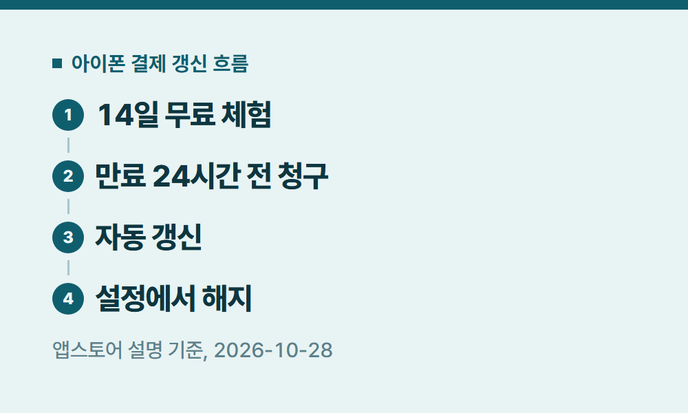 듀오링고요금제 아이폰 결제 갱신 흐름