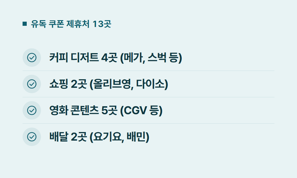 유튜브프리미엄유독 유독 쿠폰 제휴처 13곳