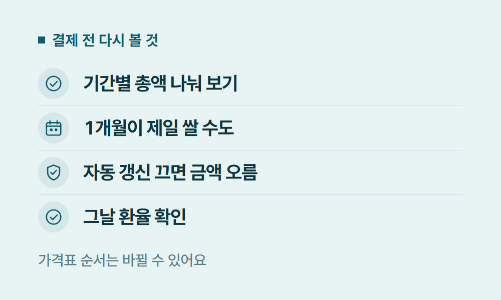 챗GPT가격 결제 전 다시 볼 것